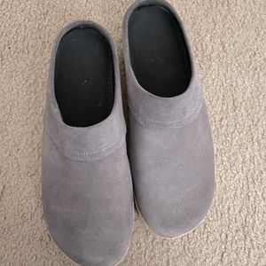 Merrell gray mules
